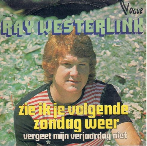 Ray Westerlink - Zie Ik Je Volgende Zondag Weer 40555 Vinyl Singles Vinyl Goed / Hoes Goed