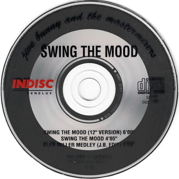 Jive Bunny And The Mastermixers - Swing The Mood (CD) 70874 Compact Disc Single Goede Staat