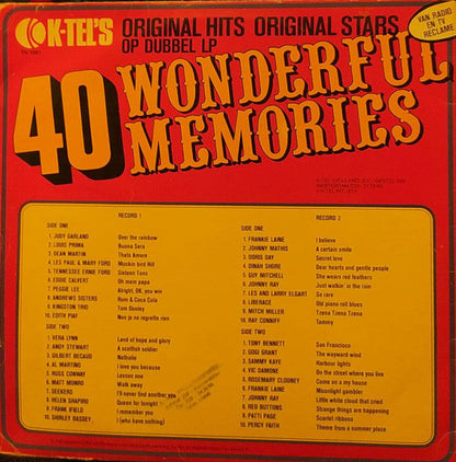 Verschiedene - 40 Wonderful Memories (LP) 48956