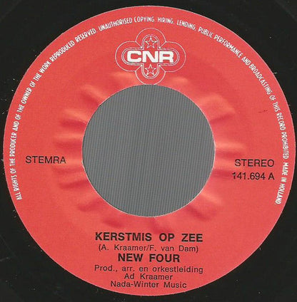 New Four - Kerstmis Op Zee 33519 Vinyl Singles Vinyl Goed / Hoes Goed