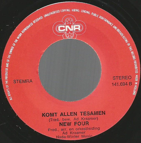 New Four - Kerstmis Op Zee 33519 Vinyl Singles Vinyl Goed / Hoes Goed