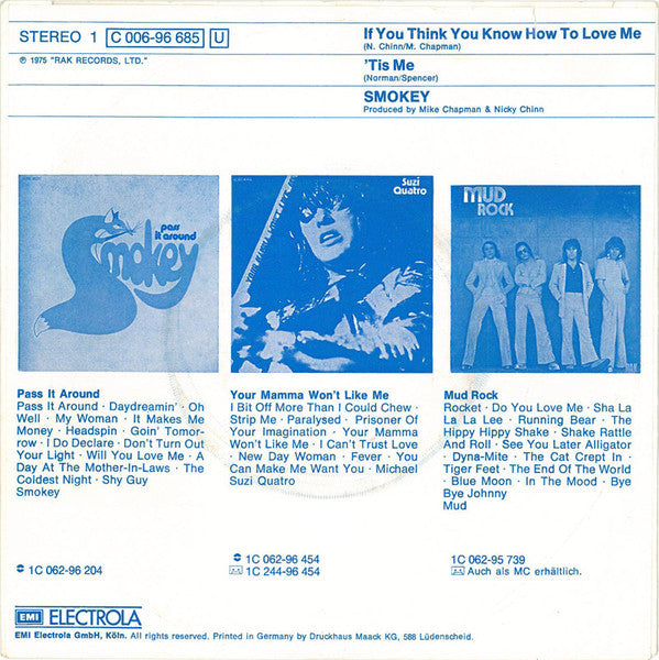 Smokie - If You Think You Know How To Love Me 37540