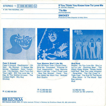 Smokie - If You Think You Know How To Love Me 37540