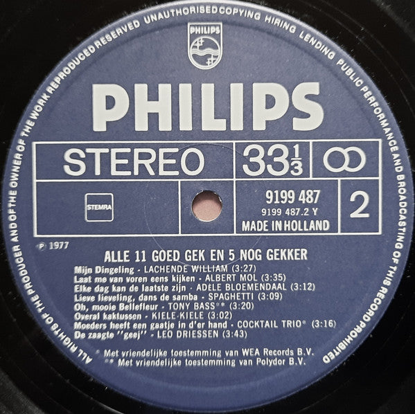 Various - Alle 11 Goed Gek! En 5 Nóg Gekker! (LP) 42479 Vinyl LP JUKEBOXSINGLES.NL   