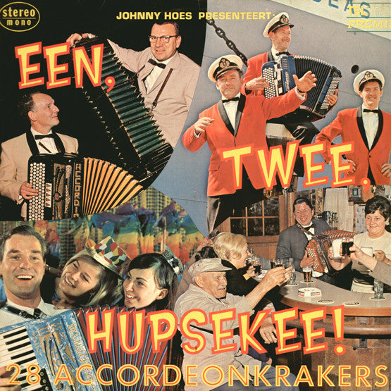 Various - Een, Twee, Hupsekee! - 28 Accordeonkrakers (LP) 52208 Vinyl LP Vinyl Goed / Hoes Goed