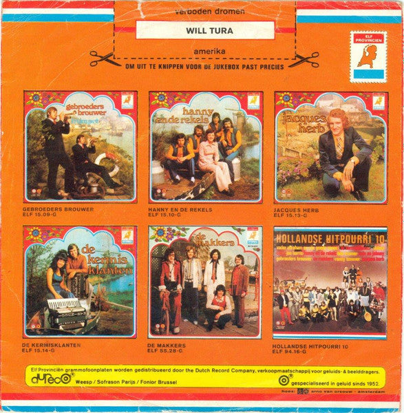 Will Tura - Verboden Dromen 40951 Vinyl Singles Vinyl Goed / Hoes Goed