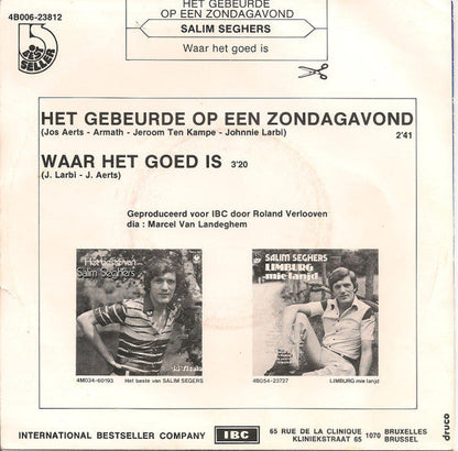Salim Seghers - Es geschah an einem Sonntagabend 33381