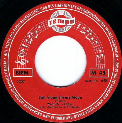 Maureen René / Lutz Dietmar Mit Seinem Orchester - Du Wirst Geliebt / Sail Along Silvery Moon 32255