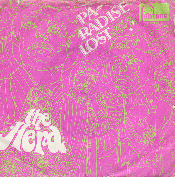 Herd - Paradise Lost Vinyl Singles Vinyl Zeer Goed / Hoesje Goed "VINYLSINGLES.NL"