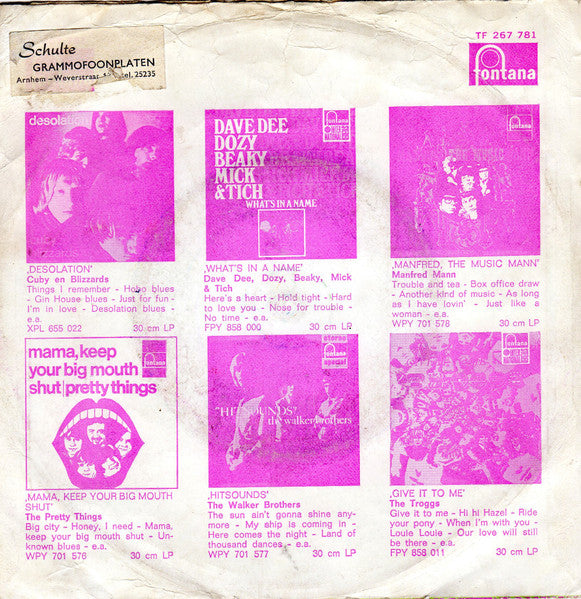 Herd - Paradise Lost Vinyl Singles Vinyl Zeer Goed / Hoesje Goed "VINYLSINGLES.NL"
