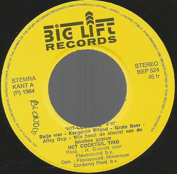 Cocktail Trio - Hit Cocktail 06278 Vinyl Singles Vinyl Goed / Hoes Goed
