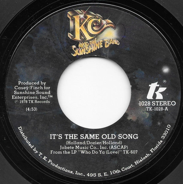 KC & The Sunshine Band - It's The Same Old Song 41844 Vinyl Singles Vinyl Goed / Hoes Generic