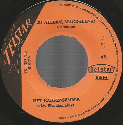 Radi-Ensemble - Jij Alleen, Magdalena 41885 Vinyl Singles Vinyl Goed / Hoes Generic