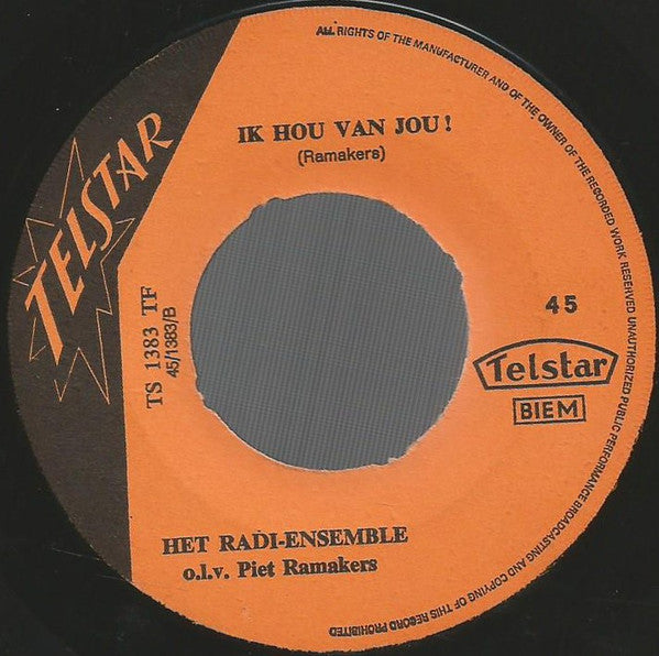 Radi-Ensemble - Jij Alleen, Magdalena 41885 Vinyl Singles Vinyl Goed / Hoes Generic
