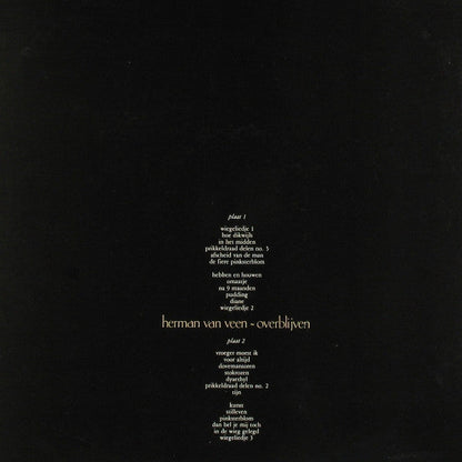 Herman van Veen - Overblijven (LP) Vinyl LP Dubbel Vinyl Zeer Goed / Hoesje Goed "VINYLSINGLES.NL"