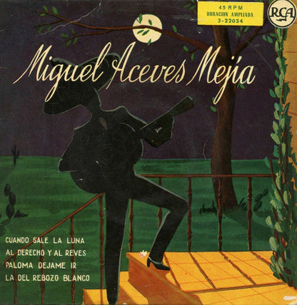 Miguel Aceves Mejia Con Mariachi Vargas de Tecalitlán - Cuando Sale La Luna 41771 Vinyl Singles EP Vinyl Goed / Hoes Goed