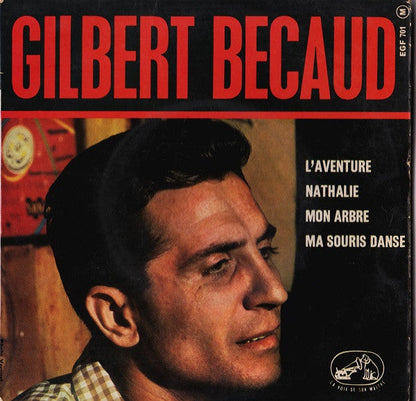 Gilbert Bécaud - L'aventure 42829 Vinyl Singles EP Vinyl Zeer Goed / Hoesje Goed "VINYLSINGLES.NL"