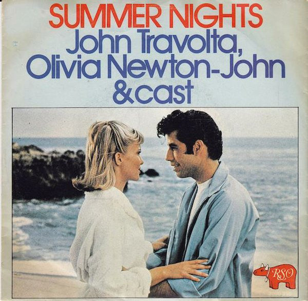 John Travolta & Olivia Newton-John - Summer Nights 42779 vinylsingle Vinyl Goed / Hoes Goed