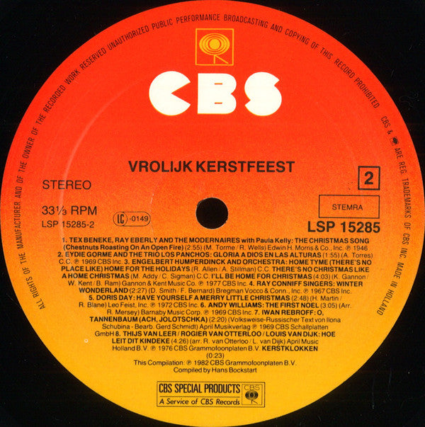 Various - Vrolijk Kerstfeest (LP) 48079 Vinyl LP JUKEBOXSINGLES.NL   