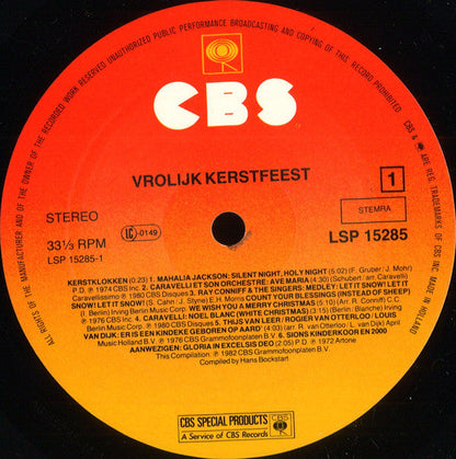 Various - Vrolijk Kerstfeest (LP) 48079 Vinyl LP JUKEBOXSINGLES.NL   