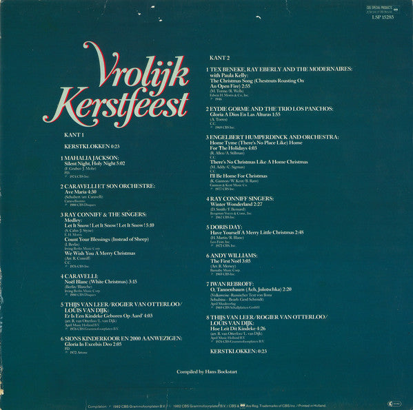 Various - Vrolijk Kerstfeest (LP) 45279 Vinyl LP JUKEBOXSINGLES.NL   