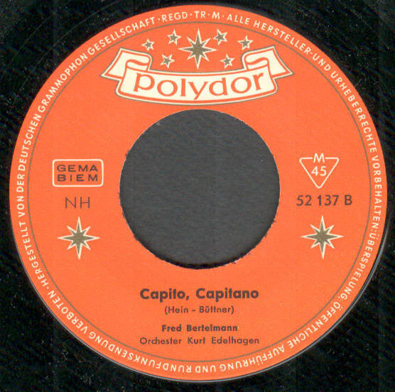 Fred Bertelmann - Ein Caballero Genießt Und Schweigt 42266 Vinyl Singles Vinyl Goed / Hoes Generic