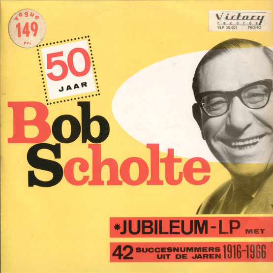 Bob Scholte - 50 Jaar Bob Scholte Jubileum (LP) 40925 Vinyl LP Vinyl Goed / Hoes Goed