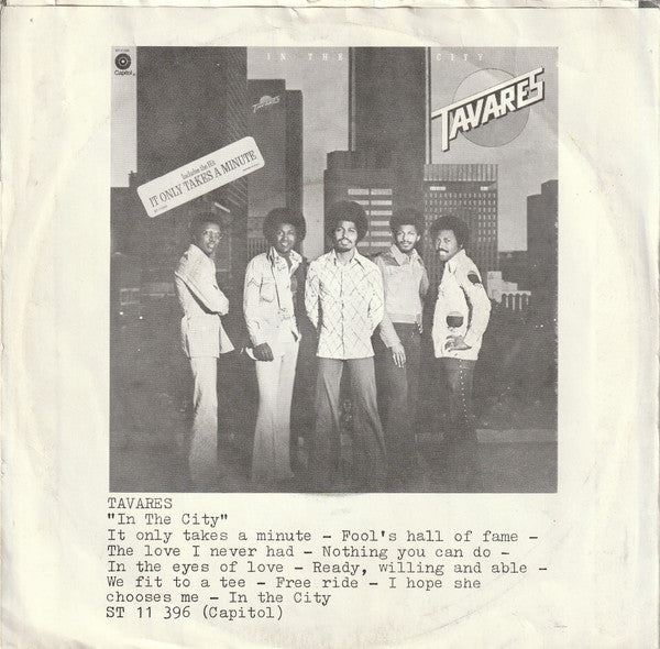 Tavares - It Only Takes A Minute 18758