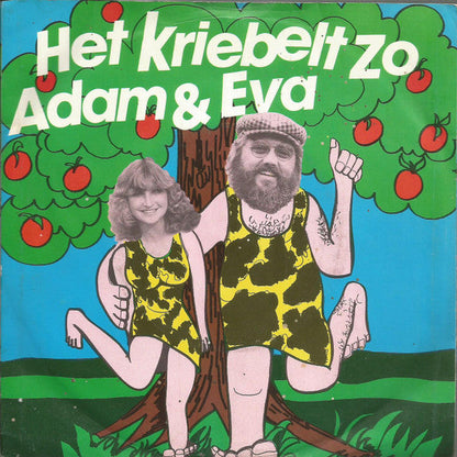 Adam En Eva - Het Kriebelt Zo 40272 Vinyl Singles Vinyl Zeer Goed / Hoesje Goed "VINYLSINGLES.NL"