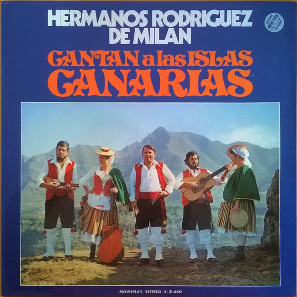 Hermanos Rodriguez Milan - Cantan A Las Islas Canarias (LP) Vinyl LP Vinyl Zeer Goed / Hoesje Goed "VINYLSINGLES.NL"