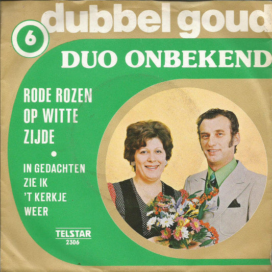Duo Onbekend - Rode Rozen Op Witte Zijde 41054 Vinyl Singles Vinyl Goed / Hoes Goed