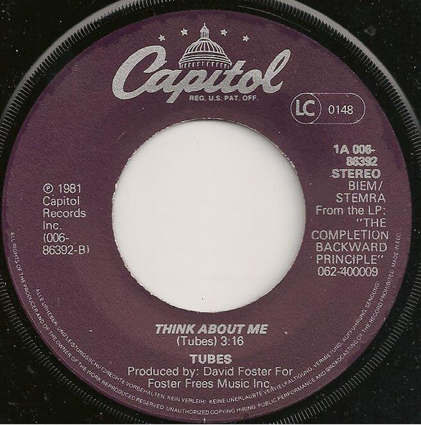Tubes - Don't Want To Wait Anymore 30281 30344