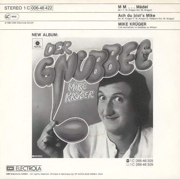 Mike Krüger - M M M Mädel 20438