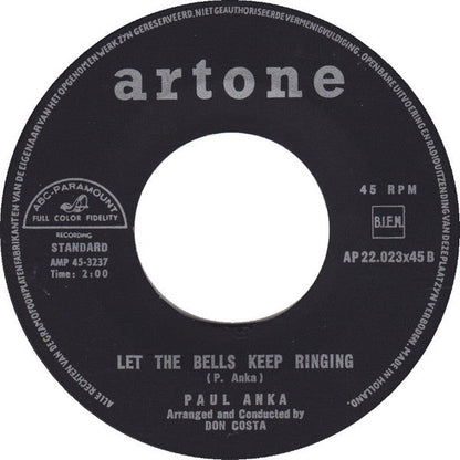 Paul Anka - Crazy Love 42260 Vinyl Singles Vinyl Goed / Hoes Generic