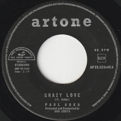 Paul Anka - Crazy Love 42260 Vinyl Singles Vinyl Goed / Hoes Generic