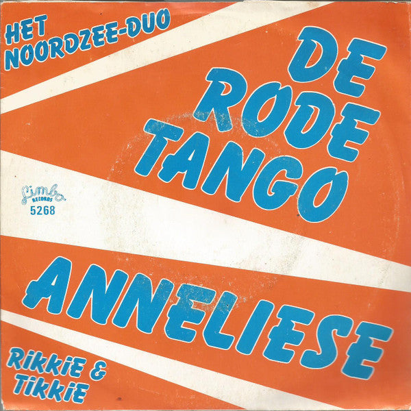 Noordzee-Duo / Rikkie & Tikkie - De Rode Tango / Anneliese 29138 Vinyl Singles Vinyl Goed / Hoes Goed