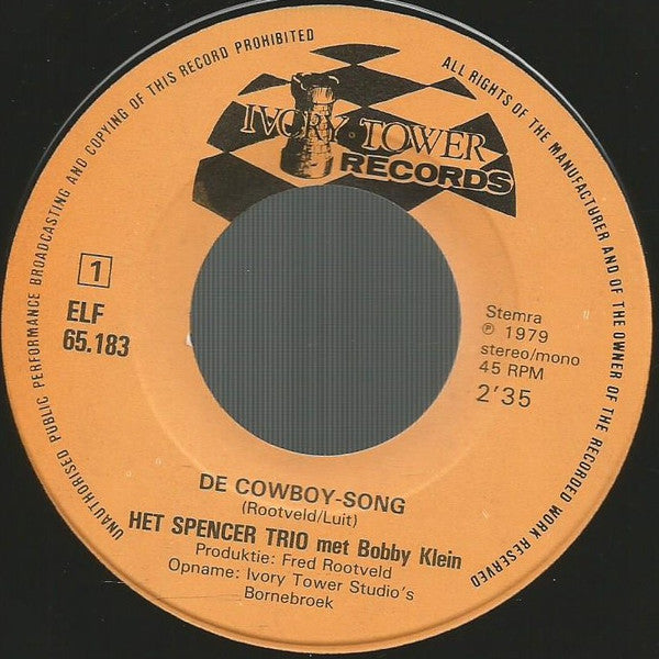 Spencer Trio mit Bobby Klein – The Cowboy Song 32178