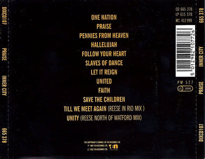 Inner City - Praise (CD) 70581 Compact Disc Goede Staat