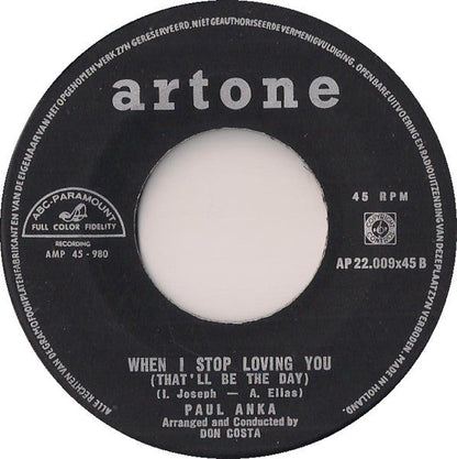 Paul Anka - You Are My Destiny 42621 Vinyl Singles Vinyl Goed / Hoes Generic