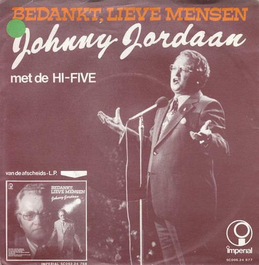 Johnny Jordaan / Tante Leen – Danke, liebe Leute 23698