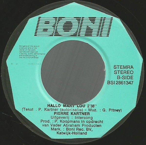 Pierre Kartner - Hallo Mary Lou 32473