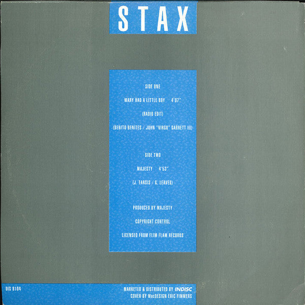Stax - Mary hatte einen kleinen Jungen 12555