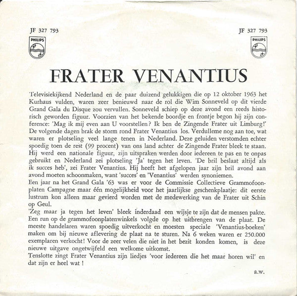 Wim Sonneveld - Frater Venantius 32364