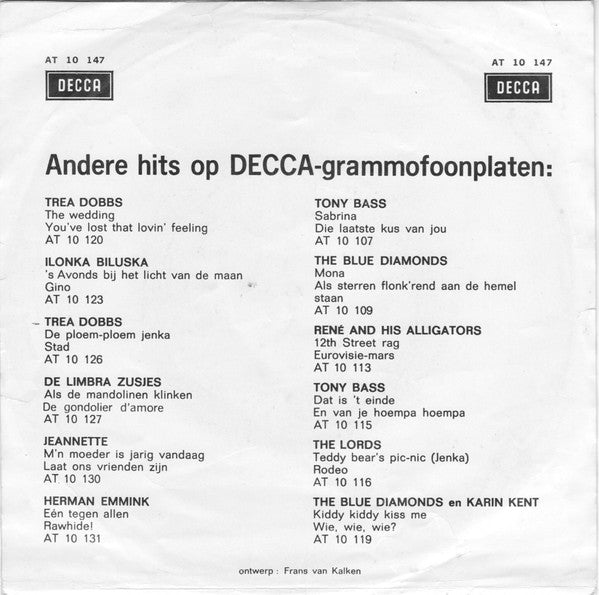 Ria Valk - Fernando, Alfredo En José (Santo Domingo) 42676 Vinyl Singles Vinyl Goed / Hoes Goed