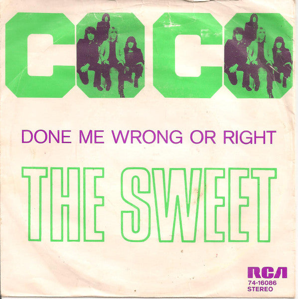 Sweet - Co-Co 41416 Vinyl Singles Vinyl Goed / Hoes Goed