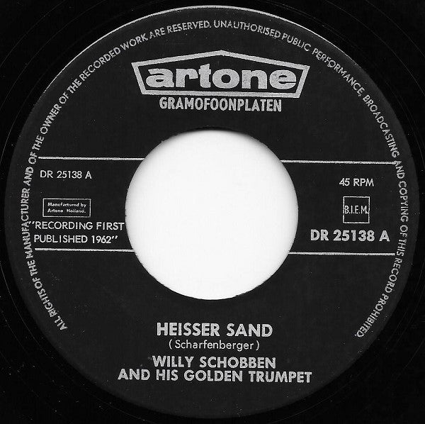 Willy Schobben - Heisser Sand 42344 Vinyl Singles Vinyl Goed / Hoes Generic