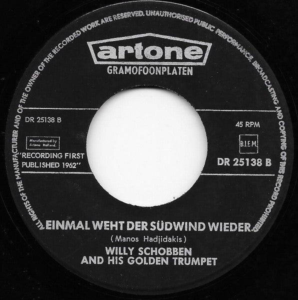 Willy Schobben - Heisser Sand 42344 Vinyl Singles Vinyl Goed / Hoes Generic