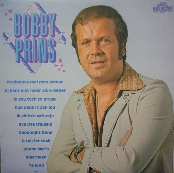 Bobby Prins - Bobby Prins (LP) Vinyl LP Vinyl Zeer Goed / Hoesje Goed "VINYLSINGLES.NL"