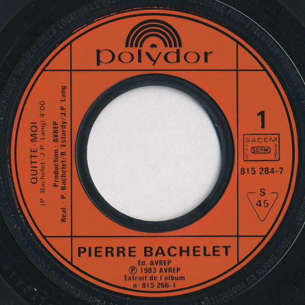 Pierre Bachelet - Quitte-moi 15352