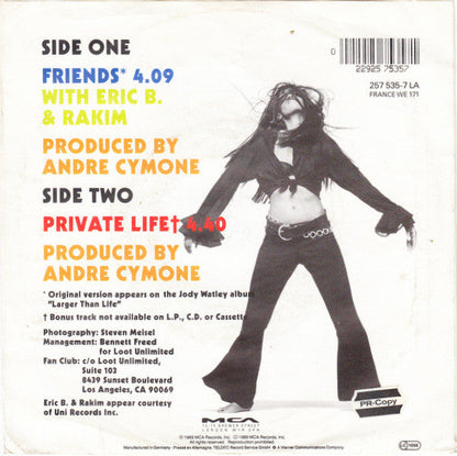 Jody Watley mit Eric B. und Rakim – Friends 19113